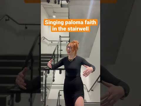 Singing paloma faith in the stair well #singersongwriter #cover #coversinger #acoustic #palomafaith