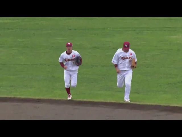 【ファーム】ルーキーが見せた‼ イーグルス・辰己 強肩で本塁突入を防ぐ!! 2019/5/1 E-M(ファーム)