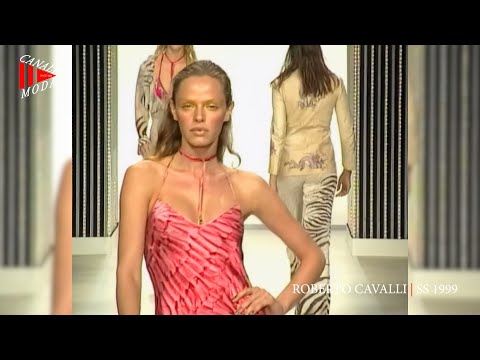 ROBERTO CAVALLI Spring 1999 Milan Highlights - Canale Moda