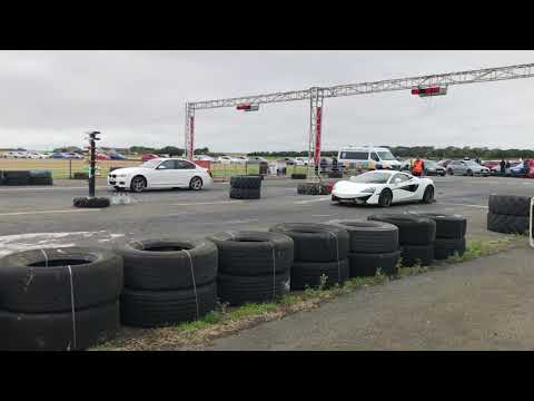 Stage 1+ 335D vs McLaren 570S 1/4 mile drag race