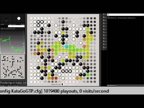 KataGo score∆ heatmap and estimated territory analysis of 1962 Meijin Sakata Eio B, Go Seigen W