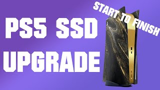 PS5 STRORAGE UPGRADE AND OS RE-INSTALL