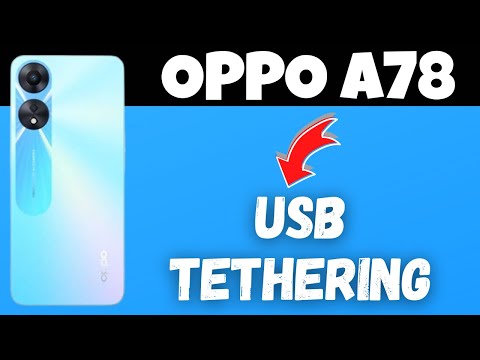 OPPO A78 USB Tethering || How to setup USB tethering || Enable USB tethering