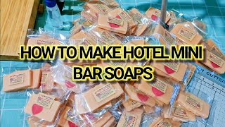 HOW TO MAKE HOTEL MINI BAR SOAPS