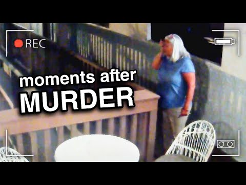 Killer Grandma Doesn't Realize She is Being Recorded on CCTV