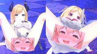 Aki and Choco Doing The Pose Was Very... "Impactful"