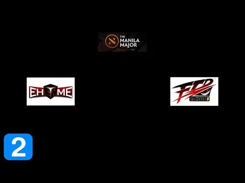 EHOME vs FTD Club b Game 2- The Manila Major 2016 Full Highlights Dota 2
