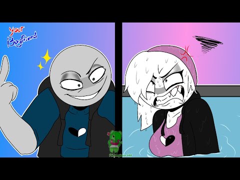 [Your Boyfriend Game 🔞] Peter wants you to meet Sarah 💙💖//meme animation (The Rival Siblings)