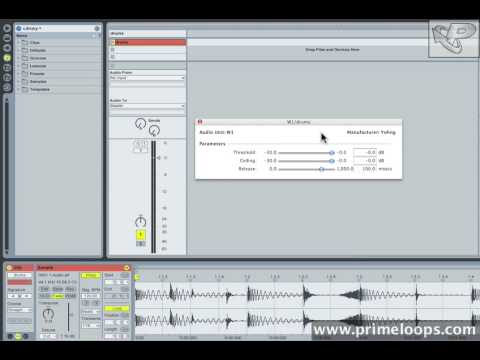 Music Production Tutorial - How To Use The Limiter  / Limiting