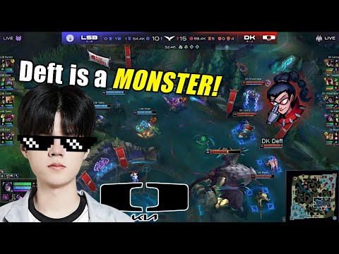 Deft's CRAZY 1v3 against ELDER SOUL!