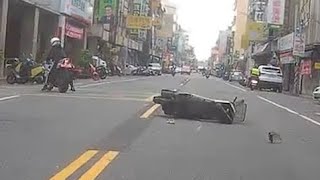 【車禍影片】這種到底怎麼躲（2025.05.25 彰化縣彰化市華山路