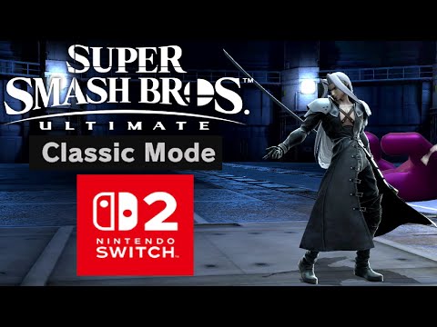 Super Smash Bros. Ultimate (Switch 2) - Sephiroth Classic Mode (4K 60FPS)