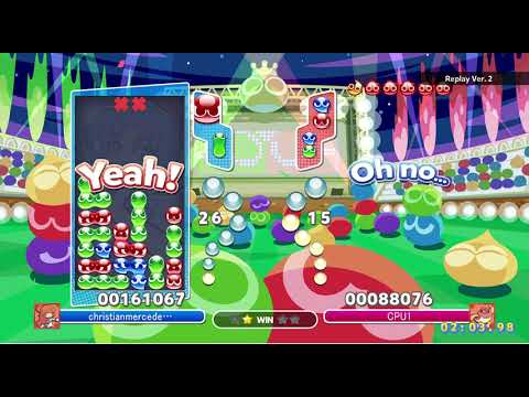 Puyo Puyo Champions PC Rulue VS Suketoudara Fever Mode