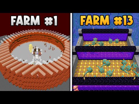 I Built EVERY Automatic Farm in Minecraft Hardcore