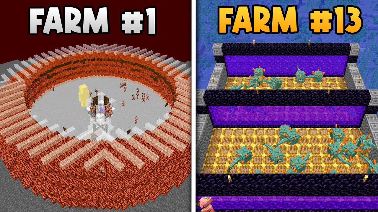 I Built EVERY Automatic Farm in Minecraft Hardcore