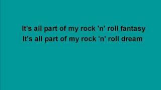 Rock n Roll Fantasy-Bad Company with lyrics on screen
