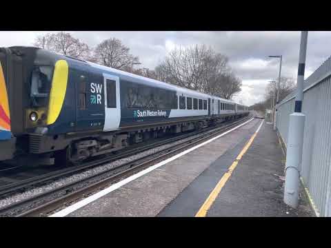 SWR | Class 444 Desiro’s Departing Southampton Airport Parkway for London Waterloo - 27/1/22