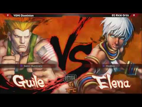The Fall Classic 2015 - USF4 - Top 8 - YOMI Dieminion (Guile) vs EG Ricki Ortiz (Elena)