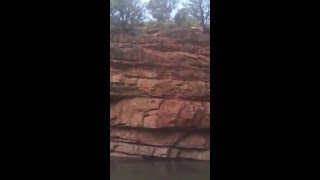 Cliff Jumping Sedona, AZ 2015 (Gravel Pits)