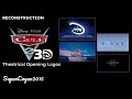 LOGO RECONSTRUCTION Disney Digital 3D Walt Disney Pictures Pixar 2011