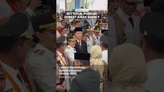 Momen Prabowo Berkali-kali Tepuk Pundak Edbert, Putra Gubernur Maluku Utara Sherly Tjoanda