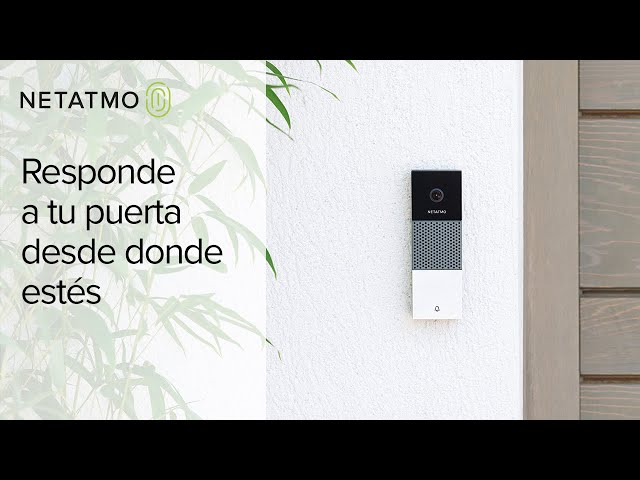Poussoir Netatmo Vidéo Intelligent Caméra Full HD Vision Nocturne IP44 video