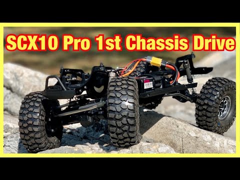 Axial SCX10Pro First Chassis Drive!