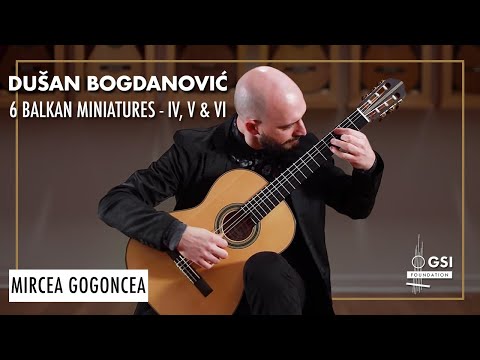 Dušan Bogdanović's "6 Balkan Miniatures: IV, V & VI" played by Mircea Gogoncea on a Geza Burghardt