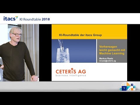 Vohersagen leicht gemacht mit Azure Maschine Learning (Markus Raatz) - KI Roundtable