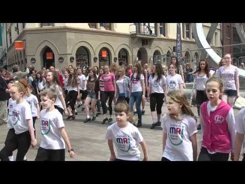 Irish Dancing flashmob in corn market