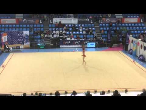 Mathilde Lartigue finale cerceau Montpellier 2016