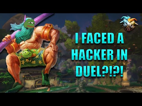 I FOUND A SPEED HACKER IN DUEL..!? - Grandmasters Ranked Duel - SMITE