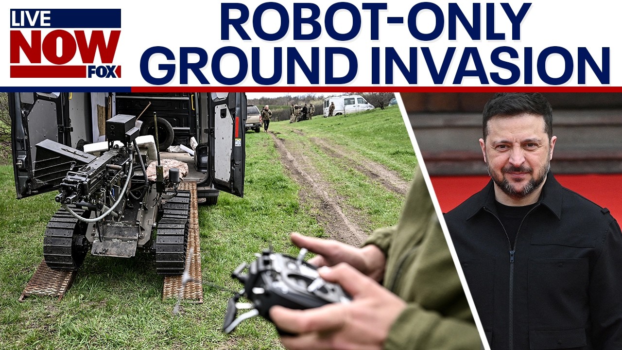 Ukraine captures Russian position with robot ground force