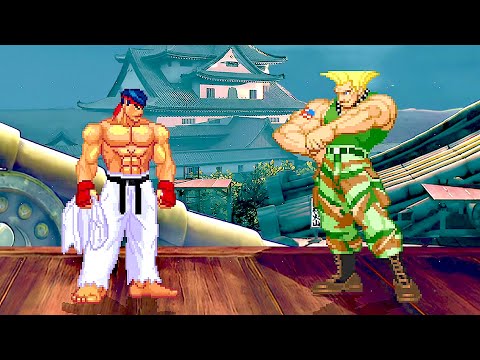Ryu vs. Guile - Disciplines and Friendship!