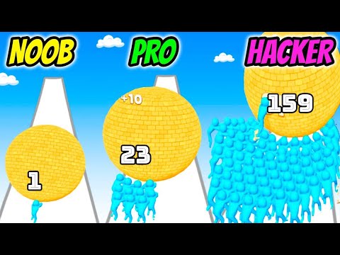 NOOB vs PRO vs HACKER - Rescue Push 3D