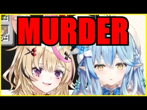 Insane!! VTubers Witness Rabbit Murder?!【Minecraft】【Hololive】