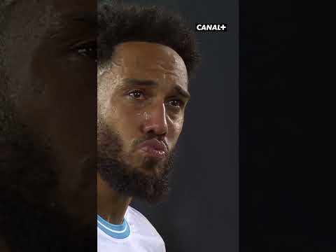 Les larmes d'Aubameyang après l'élimination de l'OM 💔 #shorts
