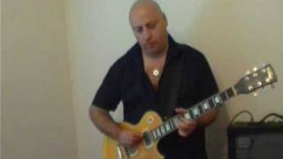 PETER GREEN GUITAR AND Roland cube 80L amp-JEFF LEVY-MAKOR.