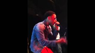 Jacob Latimore performing Back and Forth and Blast Off