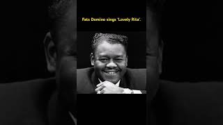 Fats Domino sings the Beatles’, ‘Lovely Rita’.