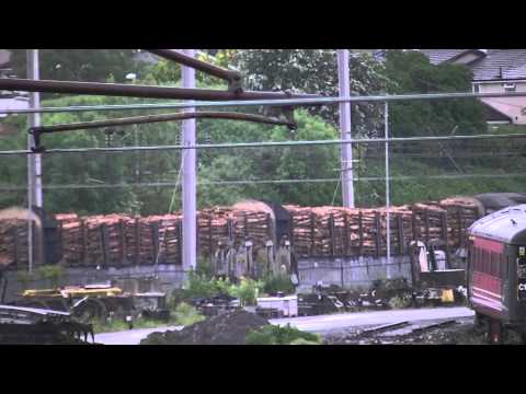 Colas Rail 56087. 6J37. Logs. Carnforth. 22/05/14