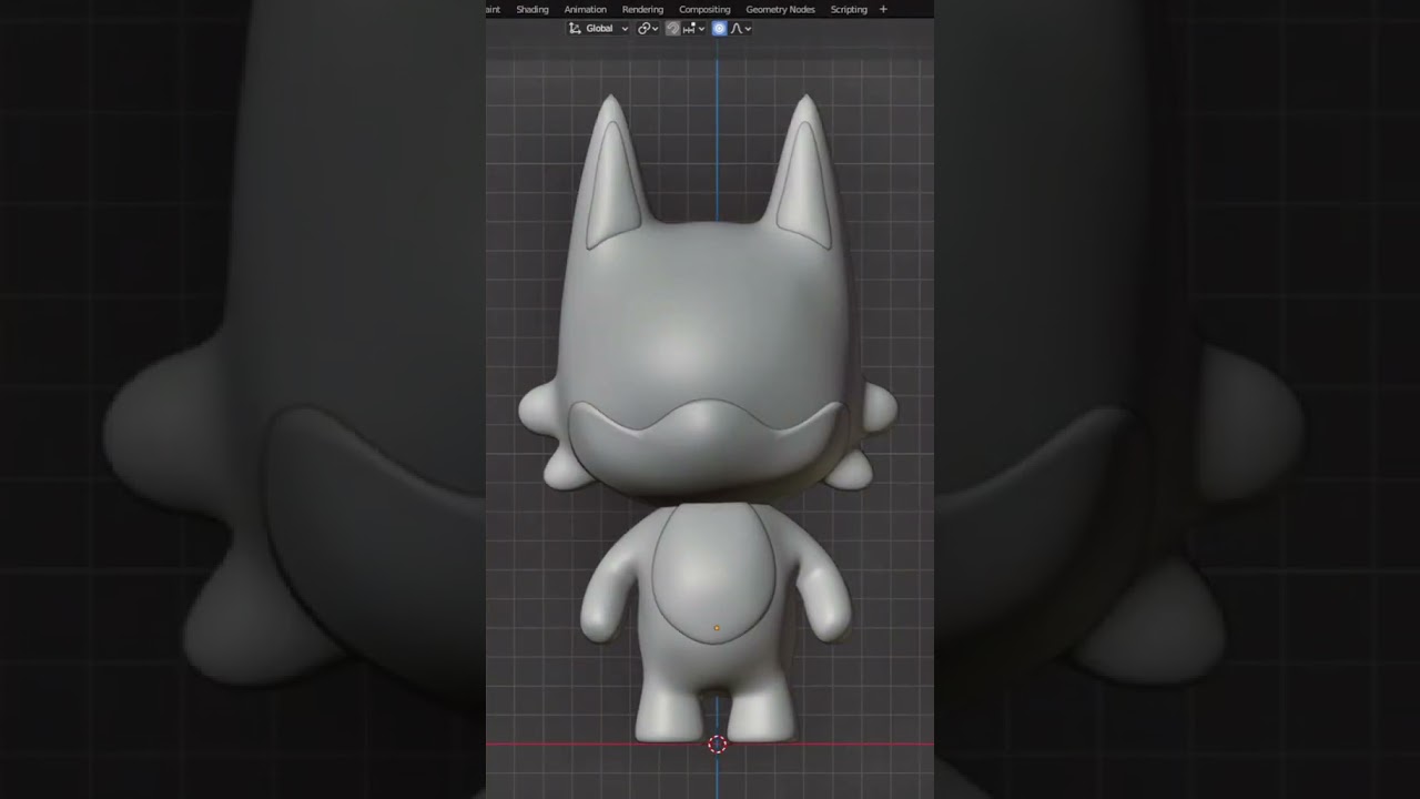 new 3D fox character :3