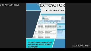 How To Extract Email From Any Website - Top lead Extractor licence