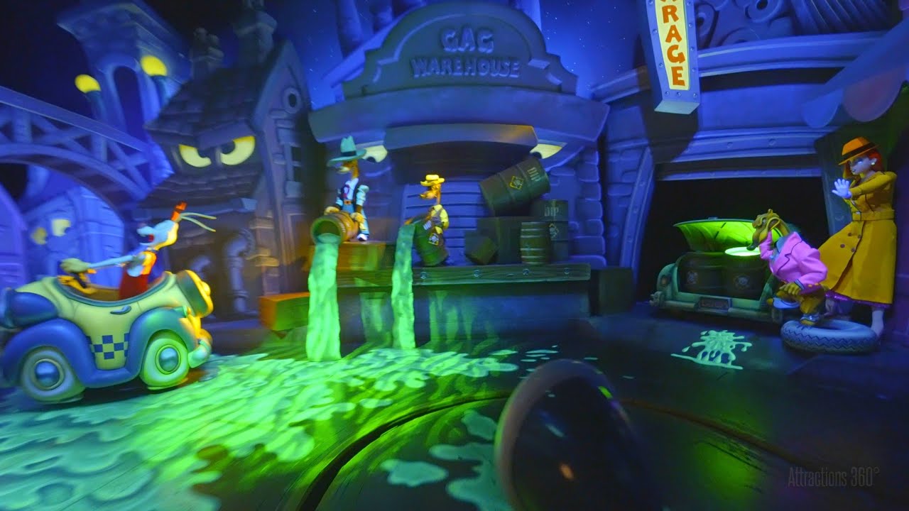 MyDisneyFix | [4K] Roger Rabbit Ride w/ NEW Jessica Rabbit | Disneyland ...