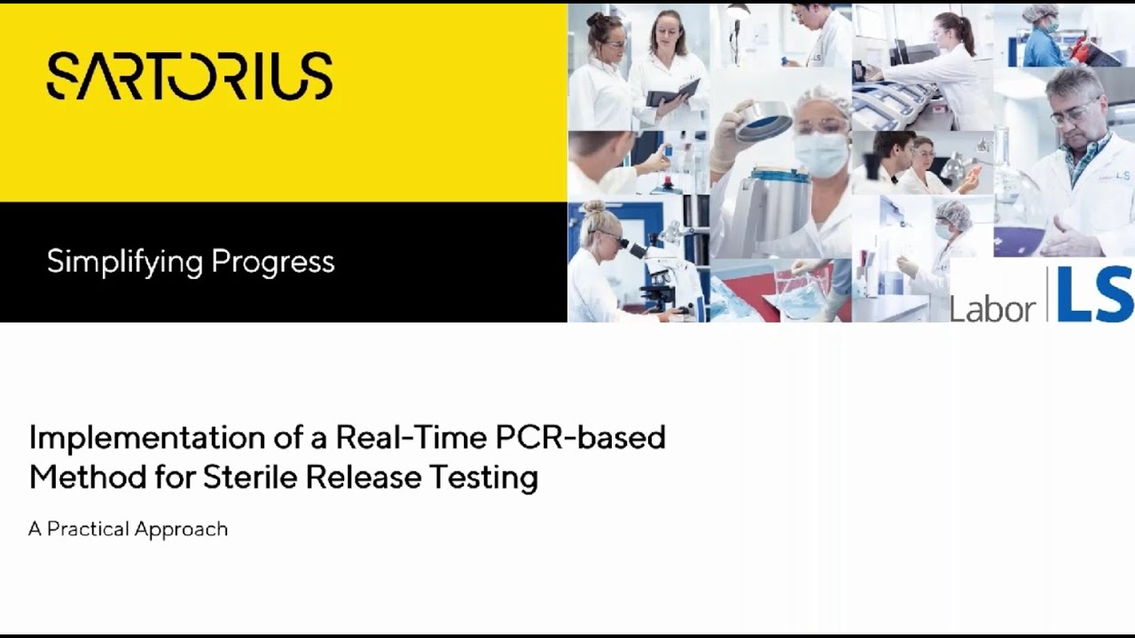Panel Presentation: Implementing a Real-Time PCR-Based Method for Sterility Release Testing of...