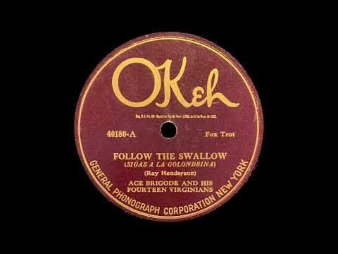 "Follow The Swallow" - Ace Brigode & His Fourteen Virginians (1924)