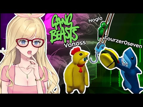 GANG BEASTS BUT SHARKS ATTACK THE VANOSS CREW *AND ME!*
