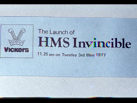 The Frank Quayle Slide Collection  The Launch and Sailing of HMS Invincible from Barrow in Furness