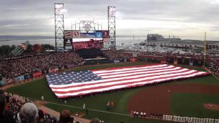 John Legend Sings National Anthem at Game 1 2010 World Series