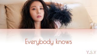 BoA (보아) - Everybody Knows [Han/Rom/Eng Lyrics]